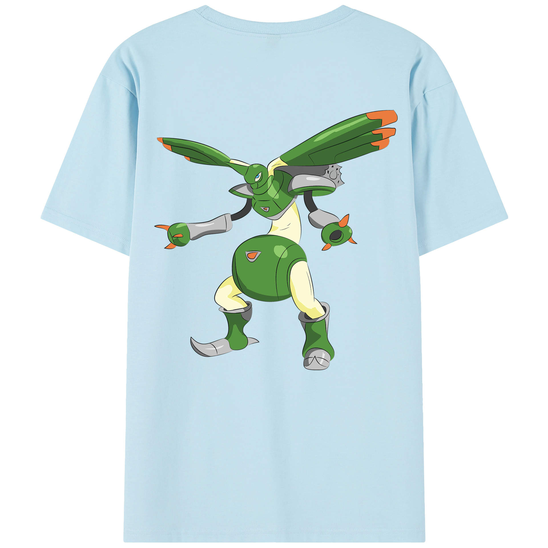 （画像用） Digimon デジタルモンスター/デジモン 綿100％半袖Tシャツ（背面プリント）